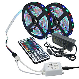 Mua Combo 10M Dây Đèn LED Trang Trí RGB Kèm Nguồn và Remote