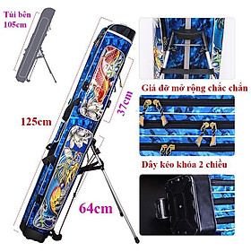 bao cần cá chép hoá rồng 125cm