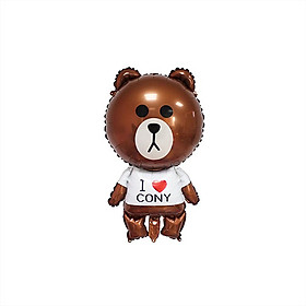 Bóng Hình Gấu Brown Size Trung