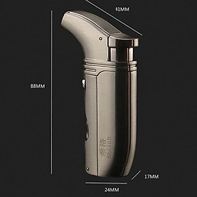 Mua Vỏ Hột Quẹt Bật Lửa Khò 2 Tia  H065 Kèm Đục Đẹp Độc Lạ - Dùng Gas Cao Cấp
