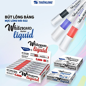 Combo 12 Bút lông bảng - Whiteboard Marker Liquid Thiên Long WB-022 - Không Xylene