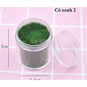 Mua Bột sợi nhựa màu lọ 10gram mô phỏng tuyết  màu cỏ cây xanh trang trí tiểu cảnh  sa bàn  DIY