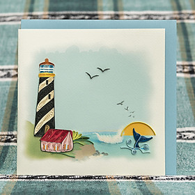 Thiệp Giấy Xoắn Biển CNS1502