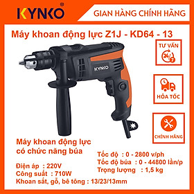 Khoan điện đầu 13mm - KD64 cầm tay chất lượng chính hãng Kynko J1Z-KD64-13 #6601