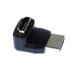270 Degree HDMI Male To HDMI Female Right Angle Adapter For 1080p HDTV
