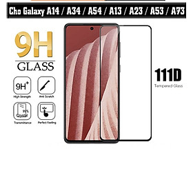 Mua Miếng dán kính cường lực full màn hình 111D cho Samsung Galaxy A14 / A34 / A54 / A13 / A23 / A53 / A73 hiệu HOTCASE 111D (siêu mỏng chỉ 0.3mm  độ trong tuyệt đối  bo cong bảo vệ viền  độ cứng 9H  vát cạnh 2.5D) - Hàng nhập khẩu