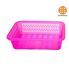 Mua RỔ NHỰA CHỮ NHẬT CÓ LỖ  KHAY CHỮ NHẬT ĐỰNG ĐỒ GIA ĐÌNH ĐỦ LOẠI VIỆT NHẬT