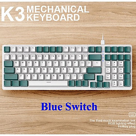 Mua Bàn phím cơ red switch gaming ZIYOULANG K3 loại 87 KEYS - led đa màu 10 chế độ - Nhất Tín Computer