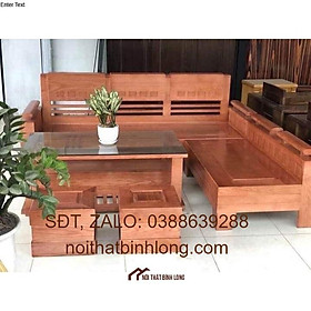 Mua Bộ bàn ghế phòng khách tay trứng Góc L KT2m *1m8