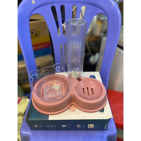 BÁT ĂN KÈM BÌNH NƯỚC TỰ ĐỘNG GIÁ RẺ CHO CHÓ MÈO
