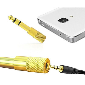 Mua Đầu jack chuyển đổi âm thanh từ cổng 3.5mm cái sang cổng 6.5mm - Hàng chính hãng