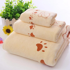 Mua Bộ 3 khăn tắm khăn mặt khăn lau tóc cao cấp