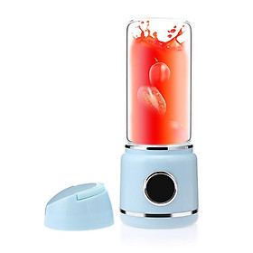 Household Portable 6 Blades USB Charging Electric Juicer for Soybean Milk Fruit Juice