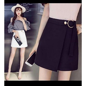 Quần giả váy phối khoen G010