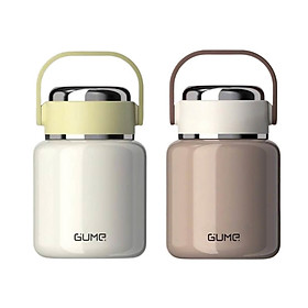Bình ủ cháo giữ nhiệt inox 316 Hàn Quốc GM-F188 dung tích 800ml tặng kèm Thìa Inox gấp gọn