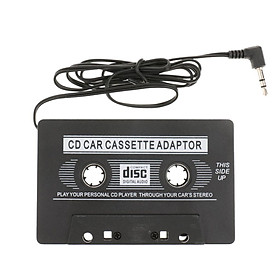 3.5mm AUX Car Audio Cassette Tape Adapter Transmitters for IPhone MP3 Black