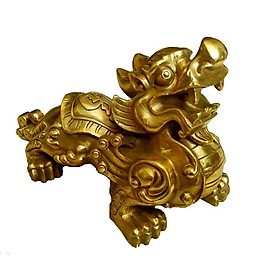 Mua Tượng Tỳ Hưu Như Ý chất liệu bằng đồng thau dài 25cm