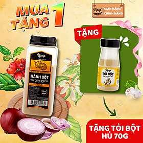 Hành Bột Tự Nhiên Vipep Hũ Nhựa 500g