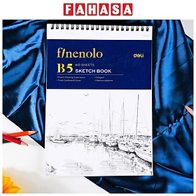 Sổ Phác Thảo B5 - 80 Trang 100gsm - Deli N025