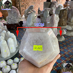 Quả cầu 12 mặt đá thạch anh tự nhiên-12cm-1.7kg-QC1067