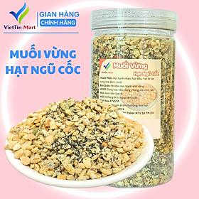 Muối Vừng Hạt Ngũ Cốc Dinh Dưỡng Hũ 500g VietTin Mart