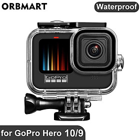 Trường hợp nhà ở chống thấm nước cho GoPro Hero 11 10 9 Lặn đen bảo vệ dưới nước lặn cho Go Pro 10 9 Phụ kiện GoPro9