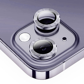 Kính Cường Lực cho Camera Lens MIPOW DIAMONDSHIELD Chống Va Đập MATALLIC + TITANIUM ALLOY Dành Cho iPhone 14 / 14 Plus_ Hàng Chính Hãng