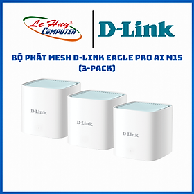 Mua Bộ Phát Wi-Fi 6 Mesh D-Link M15-3 (bộ 3 cái) Eagle Pro AI Chuẩn AX1500 Tích Hợp AI - Hàng Chính Hãng