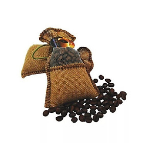 Túi Thơm Cafe Treo Xe Khử mùi ô tô, xe hơi Hiệu quả hương Cà Phê nguyên chất