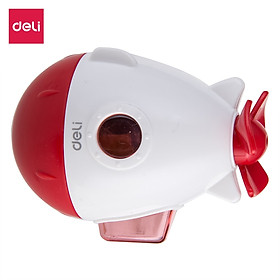 Gọt Chì Mini Deli - Hình Giày Patin / Tên Lửa - Xanh Dương/Đỏ/Vàng - 1 Chiếc - 528 / ER00701