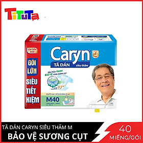 Tã Dán Siêu Thấm Caryn Gói Siêu Tiết Kiệm L40 (40 Miếng)