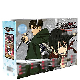 Nơi bán Túi quà ATTACK ON TITAN ĐẠI CHIẾN TITAN có poster postcard bookmark banner huy hiệu thiếp ảnh dán album ảnh anime chibi - Giá Từ -1đ