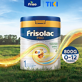Sữa Bột Frisolac Pro 1 800G cho trẻ từ 0-12 tháng tuổi