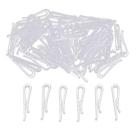 3x 200Pcs Plastic Clear Sewing Clips for Shirt Collar Craft Trouser Peg Clips