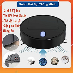 Mua Robot Hút Bụi Tự Động Thông Minh-Sạc Qua Cổng USB-Máy Hút Bụi mini 3 Trong 1 Quét Hút Lau Nhà - Robot Tự Lau Nhà Thông Minh Clean Robot  Máy Hút Bụi Tự Động Thông Minh