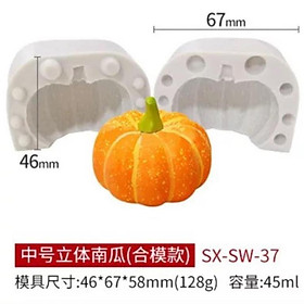 Mua Khuôn silicon 3D hình quả bí ngô bí đỏ