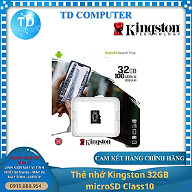 Mua Thẻ nhớ Kingston 32GB microSD Class10 - Hàng chính hãng FPT Phân Phối