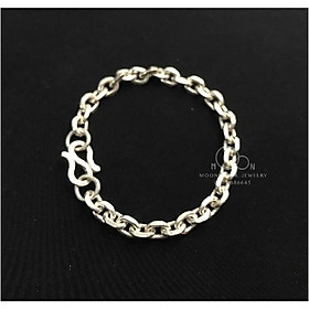 Lắc bạc, vòng bạc đeo chân, tay trẻ em dây xích dầy chuẩn bạc ta 999