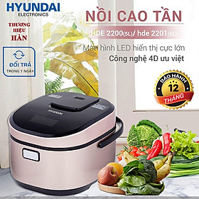 Nồi Cơm Điện Cao Tần Điện Tử Hyundai 2200G Dung Tích 1.5L Công Nghệ Nấu 4D