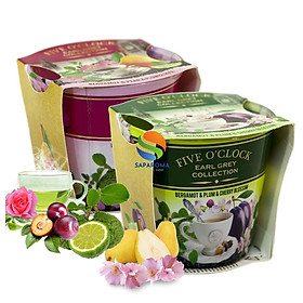 Mua Combo 2 ly nến thơm tinh dầu Bartek Five O clock 115g - hương trà cam  nến trang trí  thơm phòng  thư giãn  hỗ trợ khử mùi