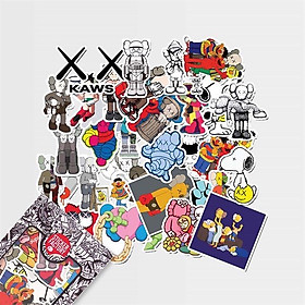 Nơi bán Kaws - Set 30 sticker hình dán - Giá Từ -1đ