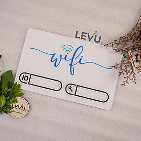 Mua Bảng mica ghi thông tin wifi trang trí quán  nhà hàng  khách sạn