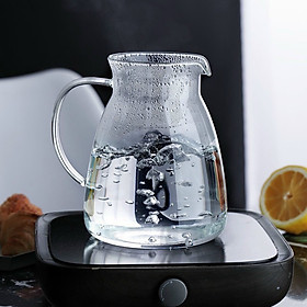 Bình thủy tinh đựng nước uống crystan chịu nhiệt cao cấp  ( Giao ngẫu nhiên )- ANTH469