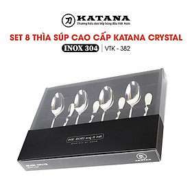 Mua Set 8 thìa súp cao cấp KATANA quả trám Crystal VTK382