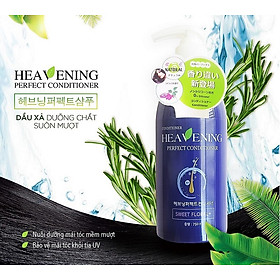 Dầu xả dưỡng chất suôn mượt Heavening Perfect , bổ sung vitamin nuôi dưỡng từ chân tóc tới ngọn giúp mái tóc trở lên mềm mượt và chắc khỏe 