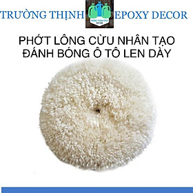 Phớt Lông Cừu Nhân Tạo Đánh Bóng Ô Tô Loại Dày Len Mềm Cao Cấp - Trường Thịnh Sài Gòn