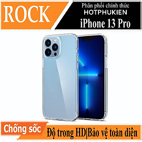 Ốp lưng chống sốc trong suốt cho iPhone 13 Pro hiệu Rock Space Protective Case siêu mỏng 1.5mm độ trong tuyệt đối, chống trầy xước, chống ố vàng, tản nhiệt tốt - hàng nhập khẩu