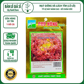 Mua Hạt Giống Xà Lách Tím Xà Lách Lollo Rossa PN - 9 - Phú Nông Seeds