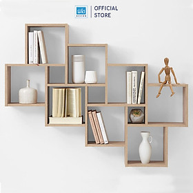 Mua Kệ Sách Gỗ Ô Vuông Cube Tinh Tế SIB Decor KT212