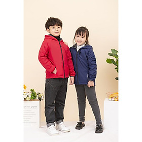 Áo Nỉ Gió Cho BÉ , MẶC ĐƯỢC 2 MẶT ( 1 MẶT NỈ + 1 MẶT GIÓ) Jaketto